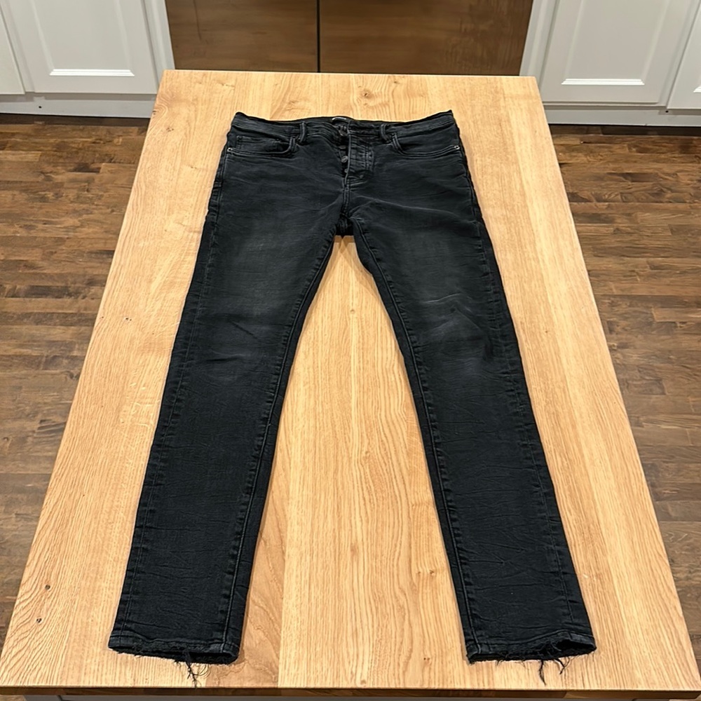 Purple Men’s Low Rise Skinny Jeans